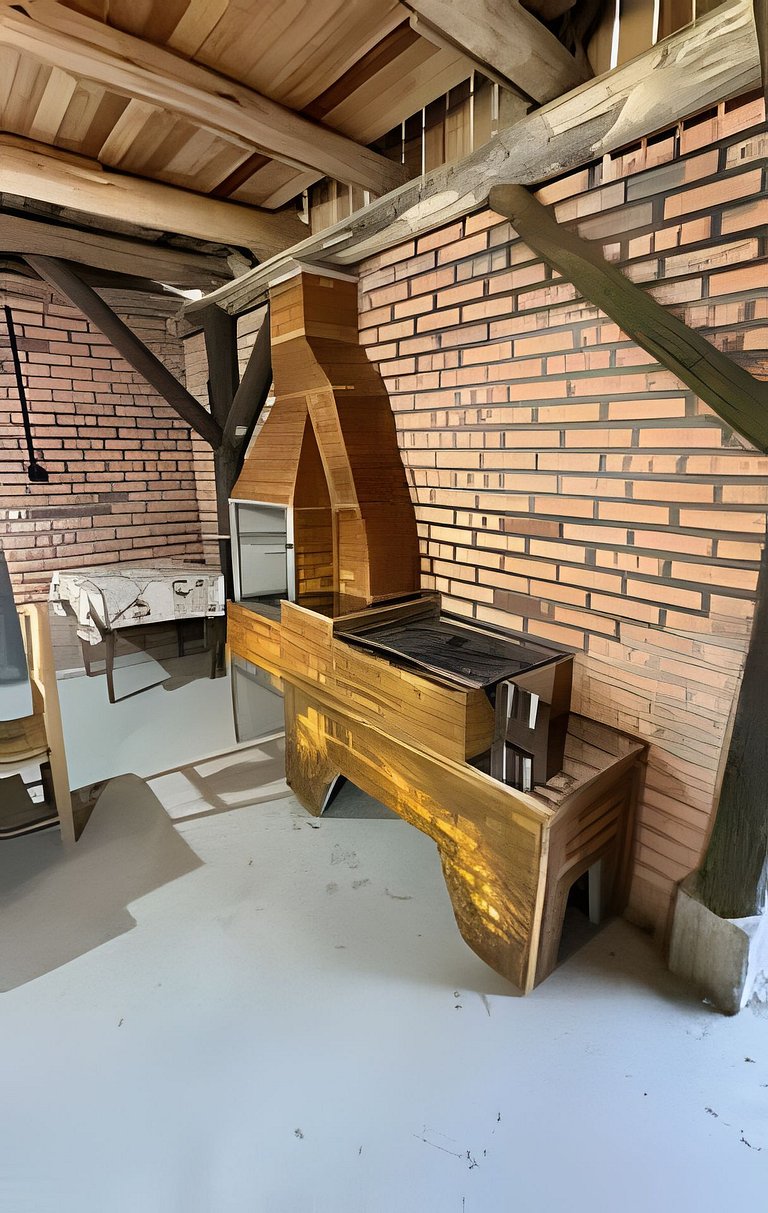 Cabana Família | Área de festa | Vista Barragem