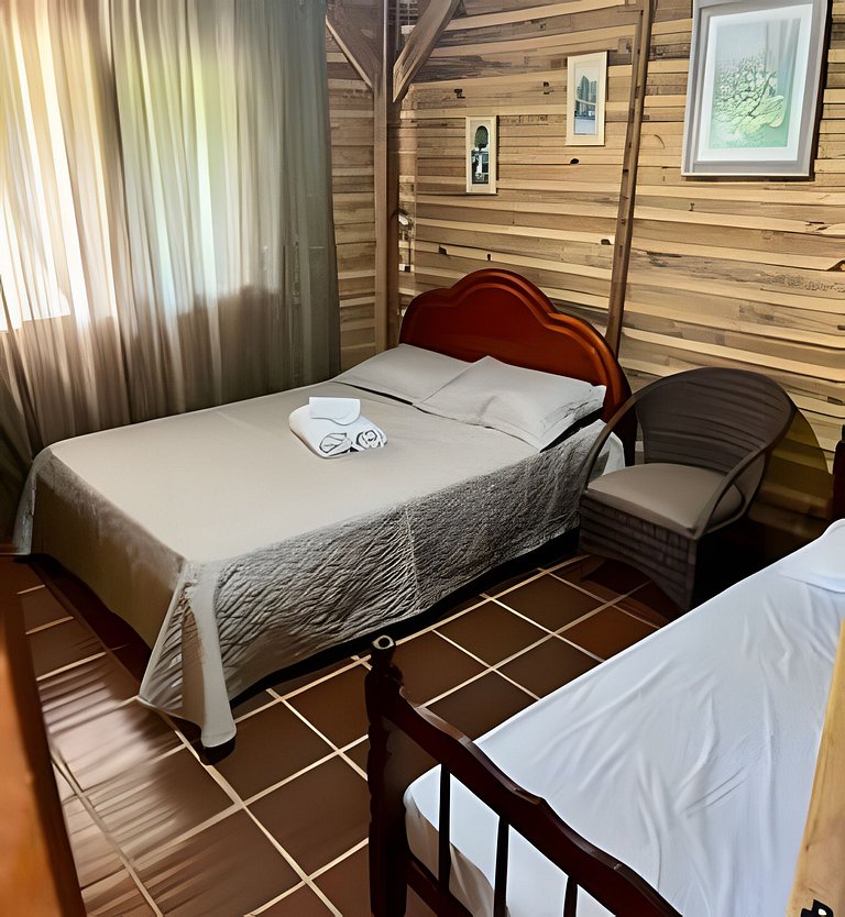 Cabana Família | Área de festa | Vista Barragem