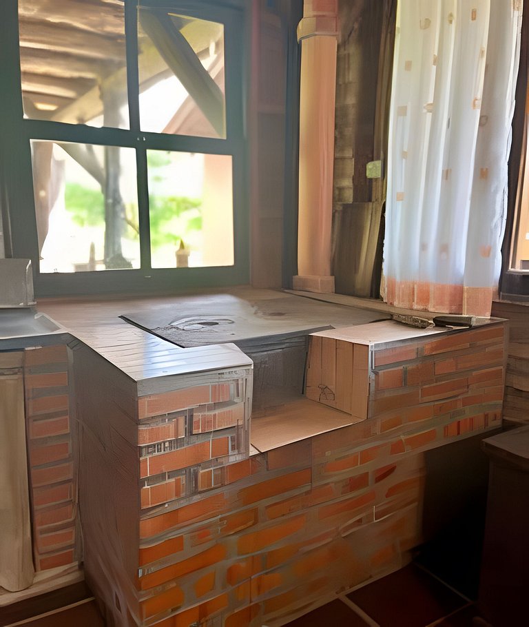 Cabana Família | Área de festa | Vista Barragem