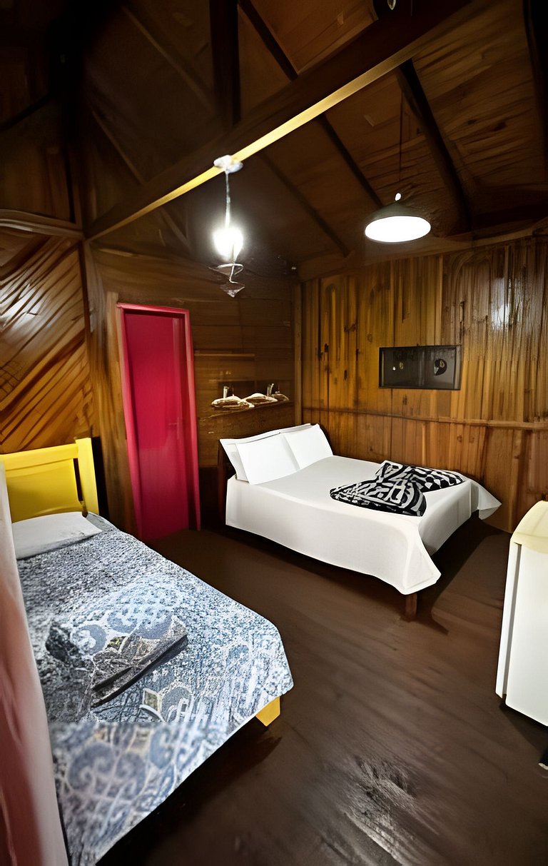 Cabana Família | Área de festa | Vista Barragem