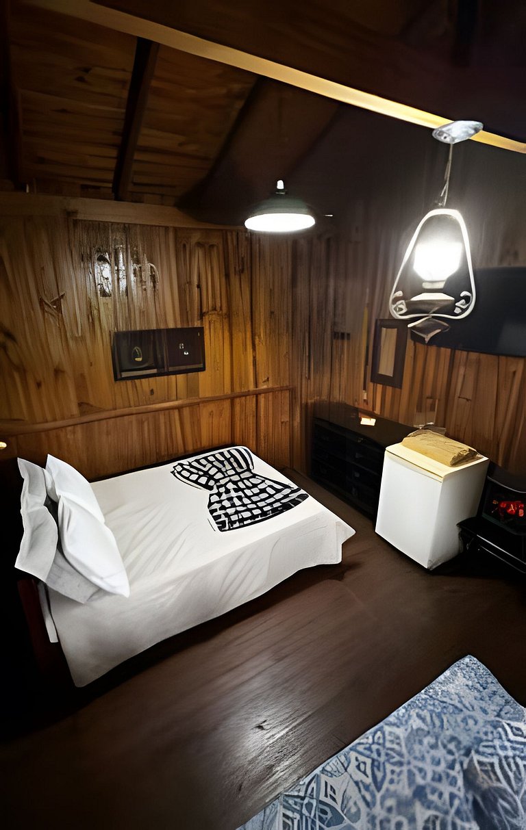 Cabana Família | Área de festa | Vista Barragem