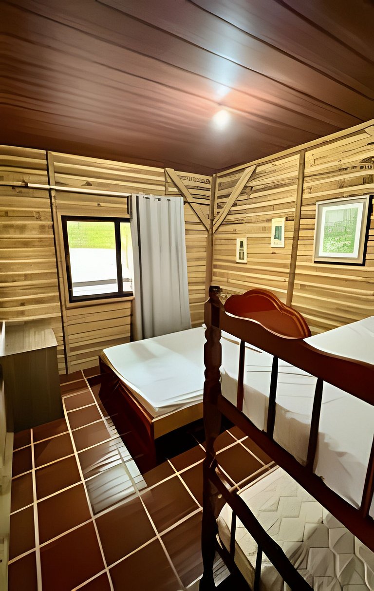 Cabana Família | Área de festa | Vista Barragem