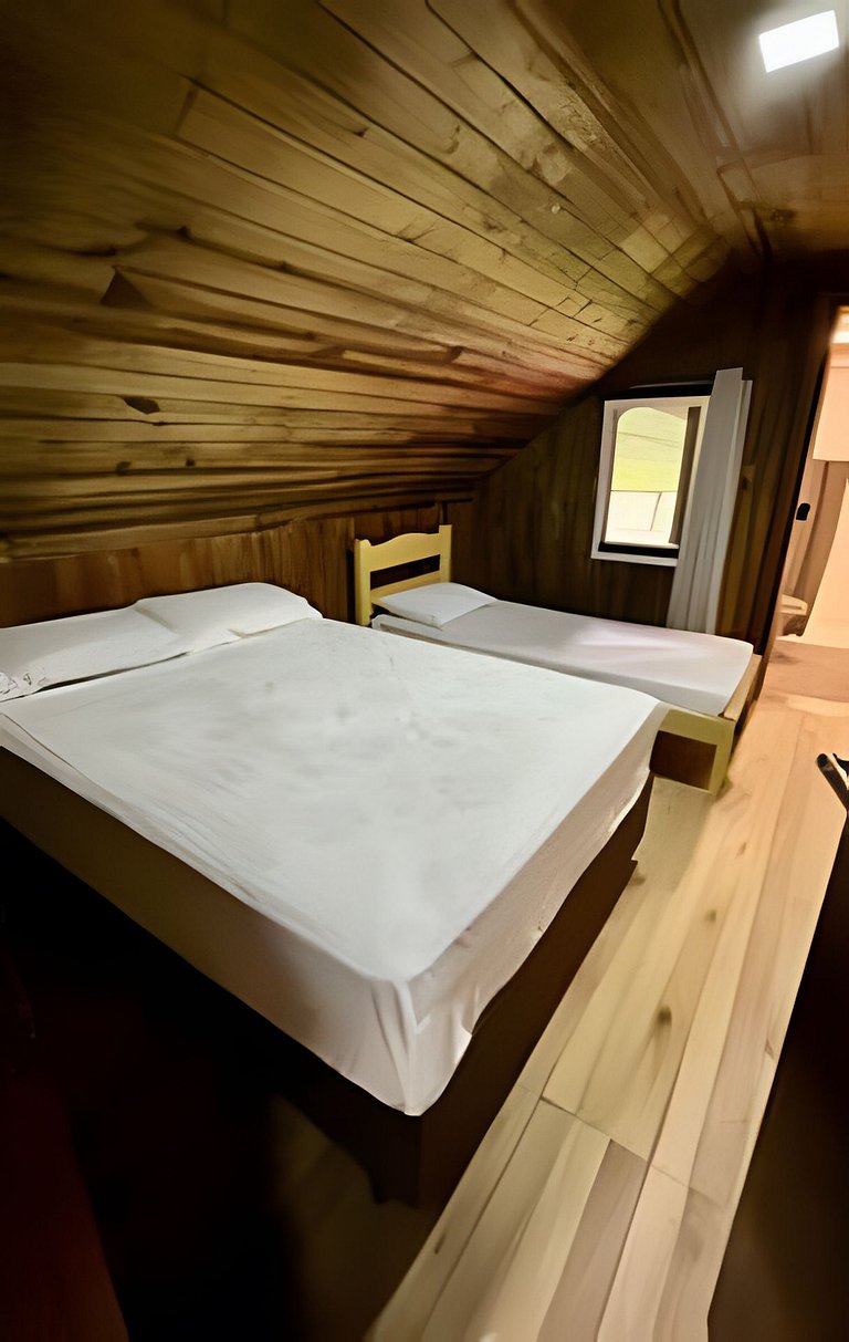 Cabana Família | Área de festa | Vista Barragem