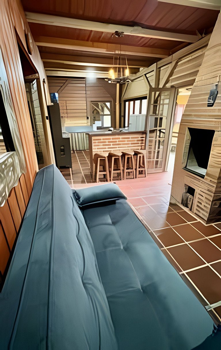 Cabana Família | Área de festa | Vista Barragem