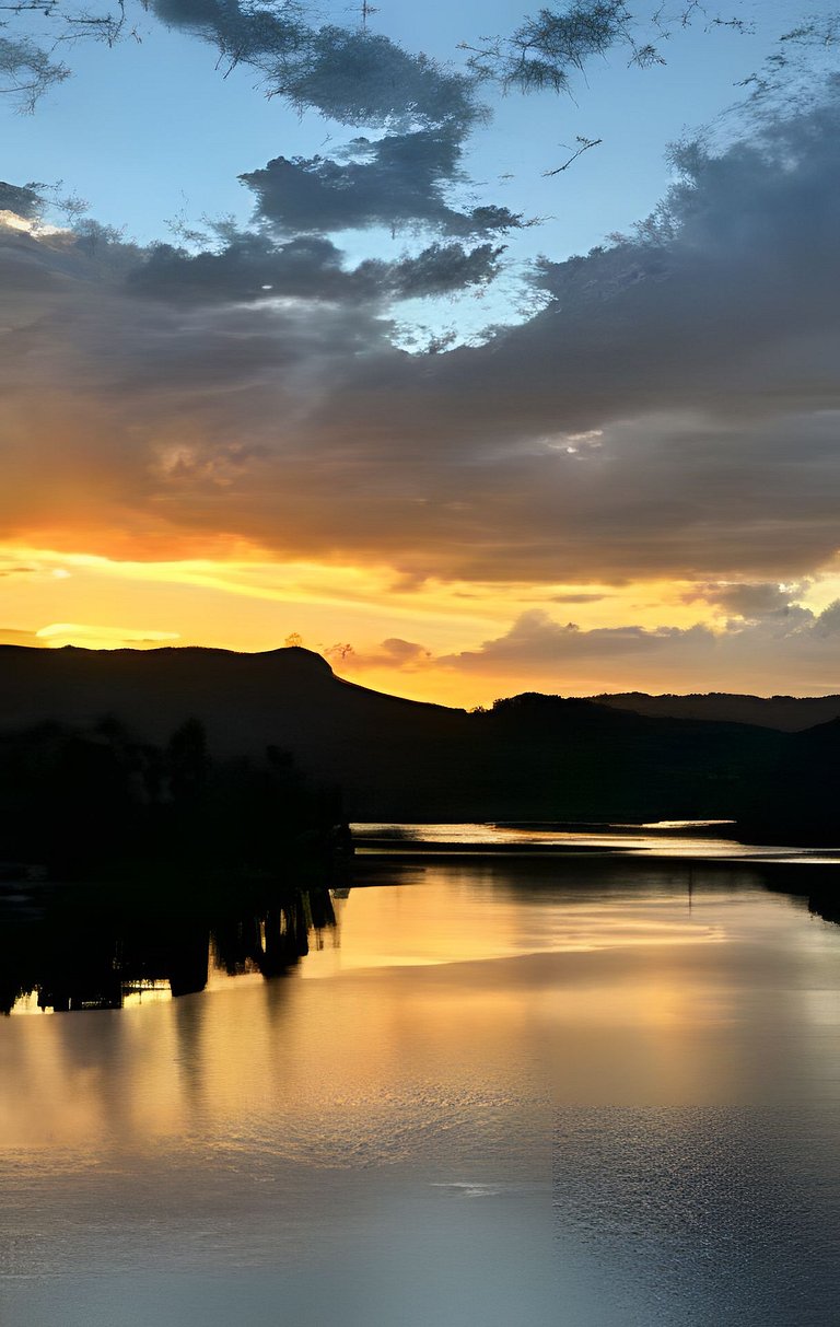 Cabana Família | Fogueira | Vista barragem