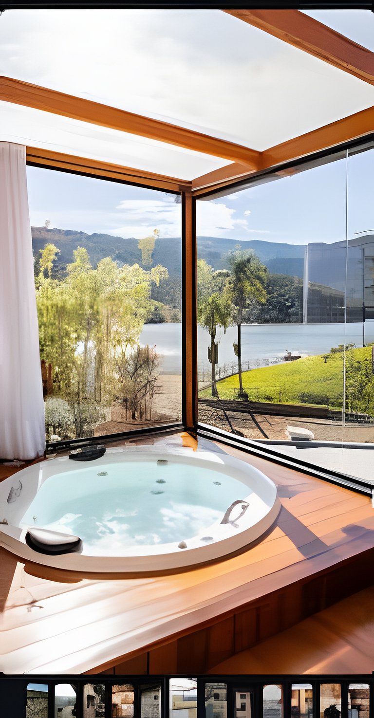 Cabana Primavera | Hidro, lareira e intimista