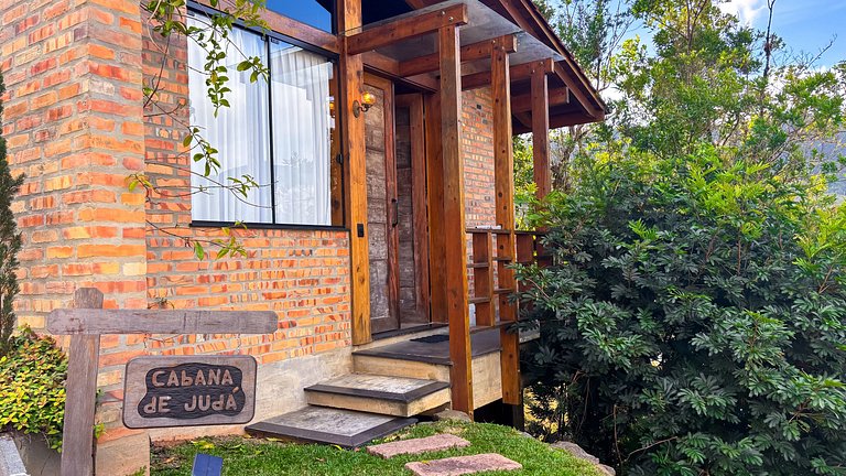 Cabana de Judá | Hidro, lareira e imersão