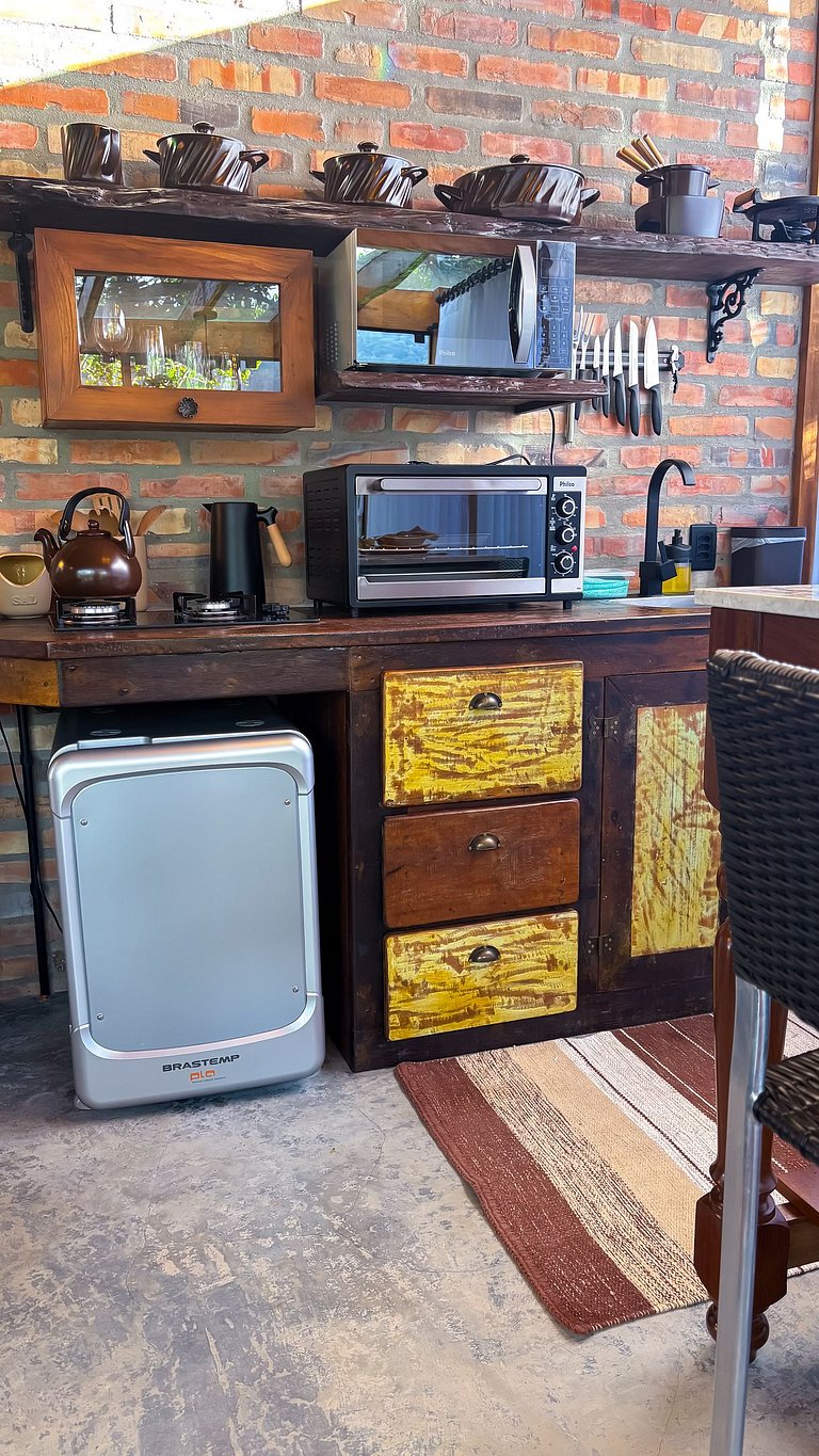 Cabana de Judá | Hidro, lareira e imersão