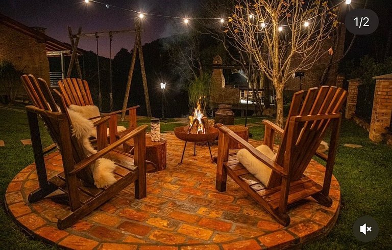 Cabana de Judá | Hidro, lareira e imersão