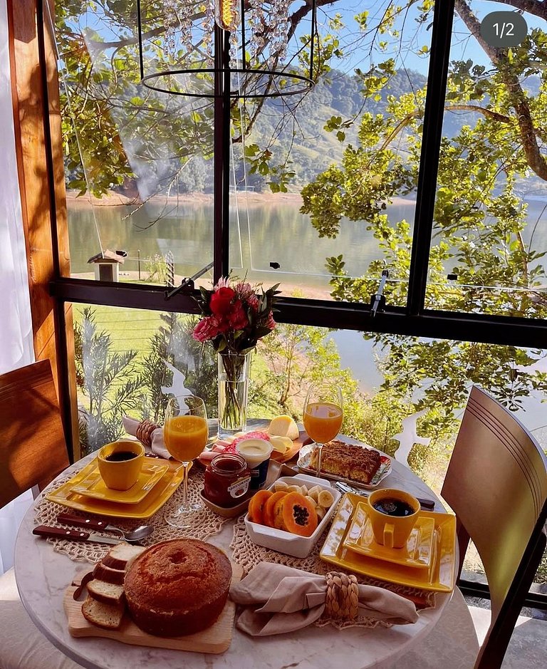 Cabana de Judá | Hidro, lareira e imersão