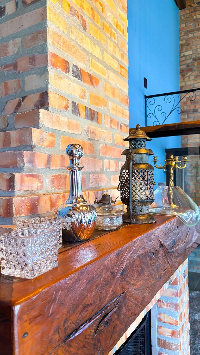 Cabana da Pedra | Hidro, rede suspensa e lareira