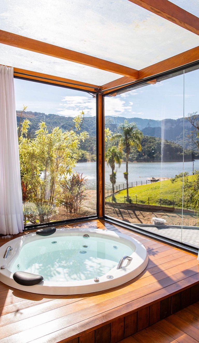 Cabana Primavera | Hidro, lareira e intimista