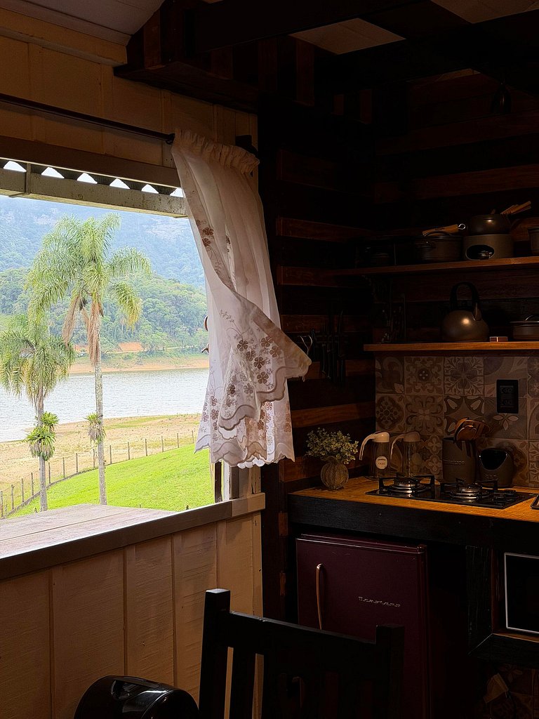 Cabana Primavera | Hidro, lareira e intimista