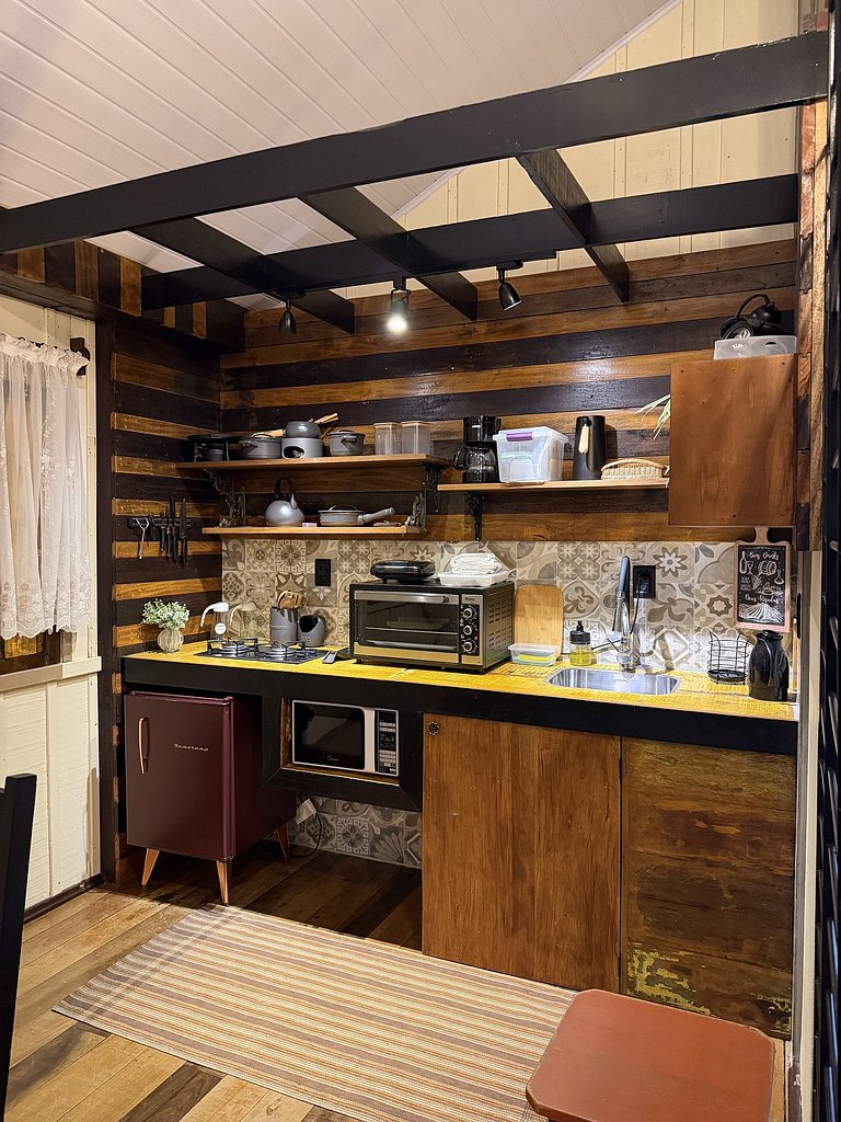 Cabana Primavera | Hidro, lareira e intimista