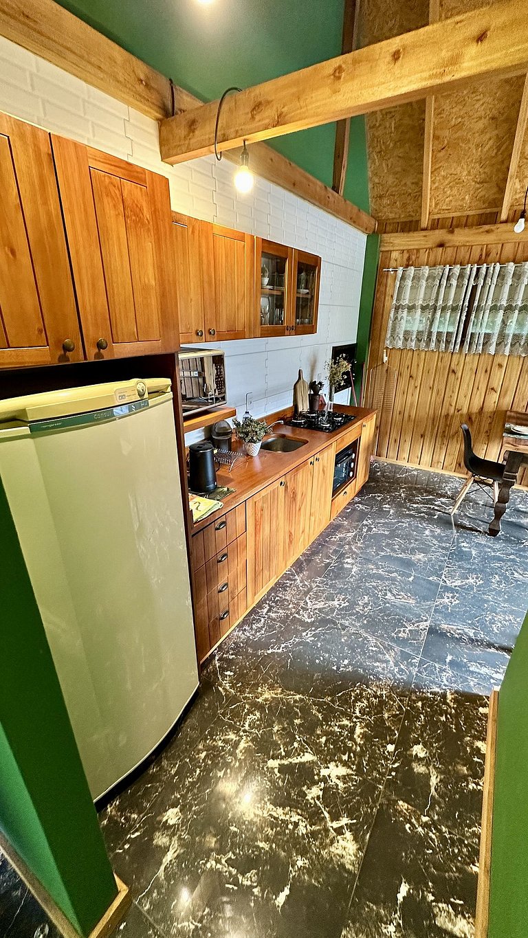 Chalé Una | Para casais | Hidro com vista barragem