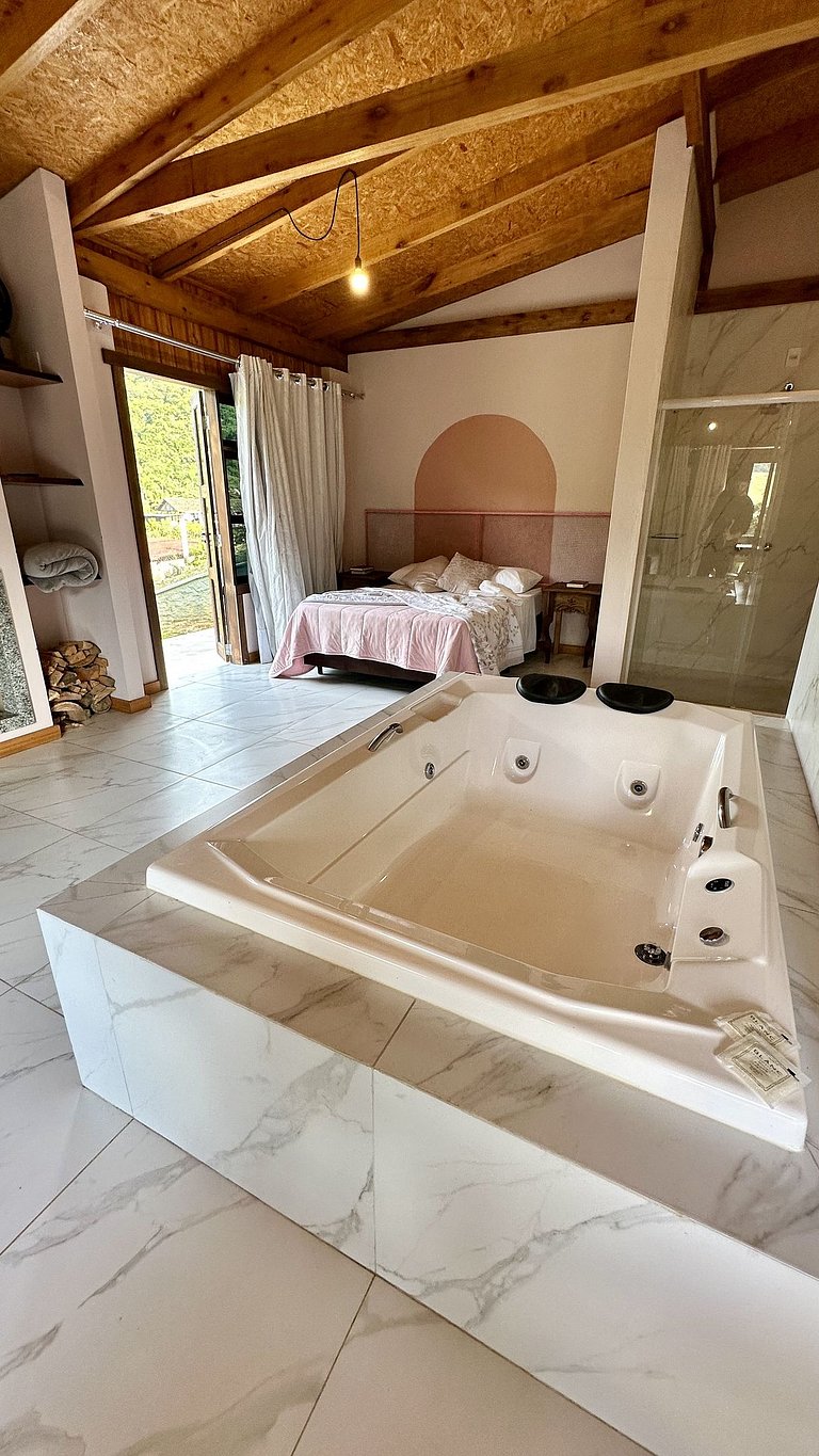 Chalé Vita | Romântico com hidro | Vista Barragem