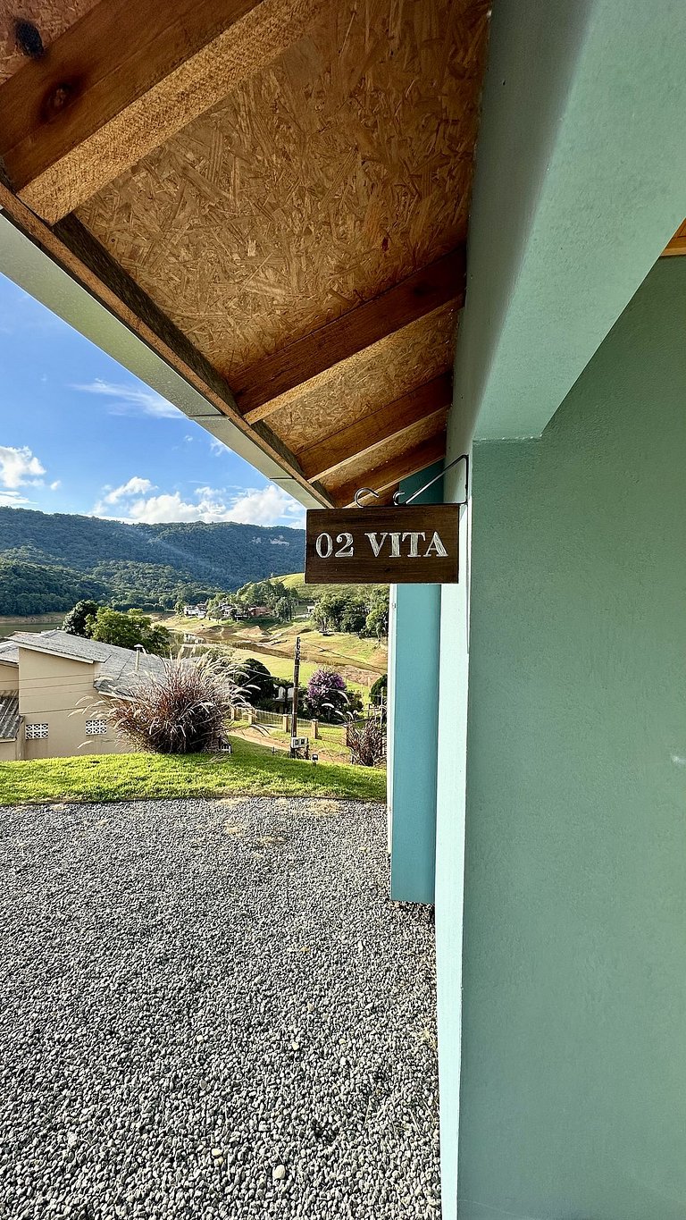Chalé Vita | Romântico com hidro | Vista Barragem