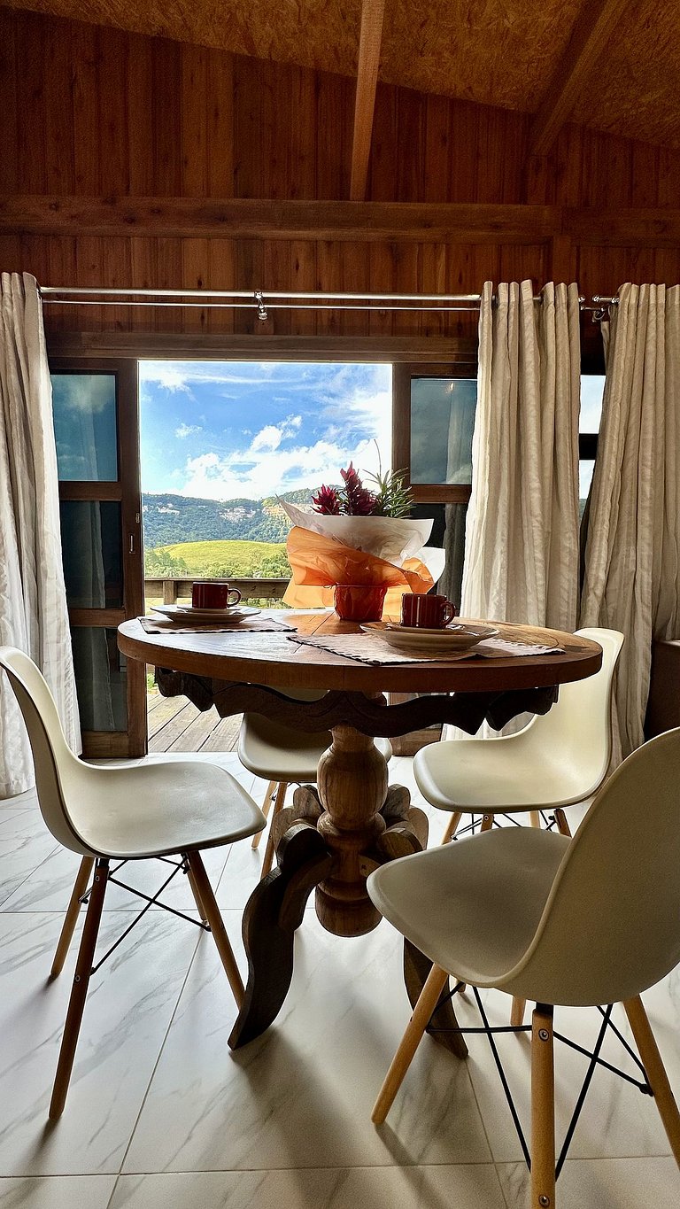 Chalé Vita | Romântico com hidro | Vista Barragem